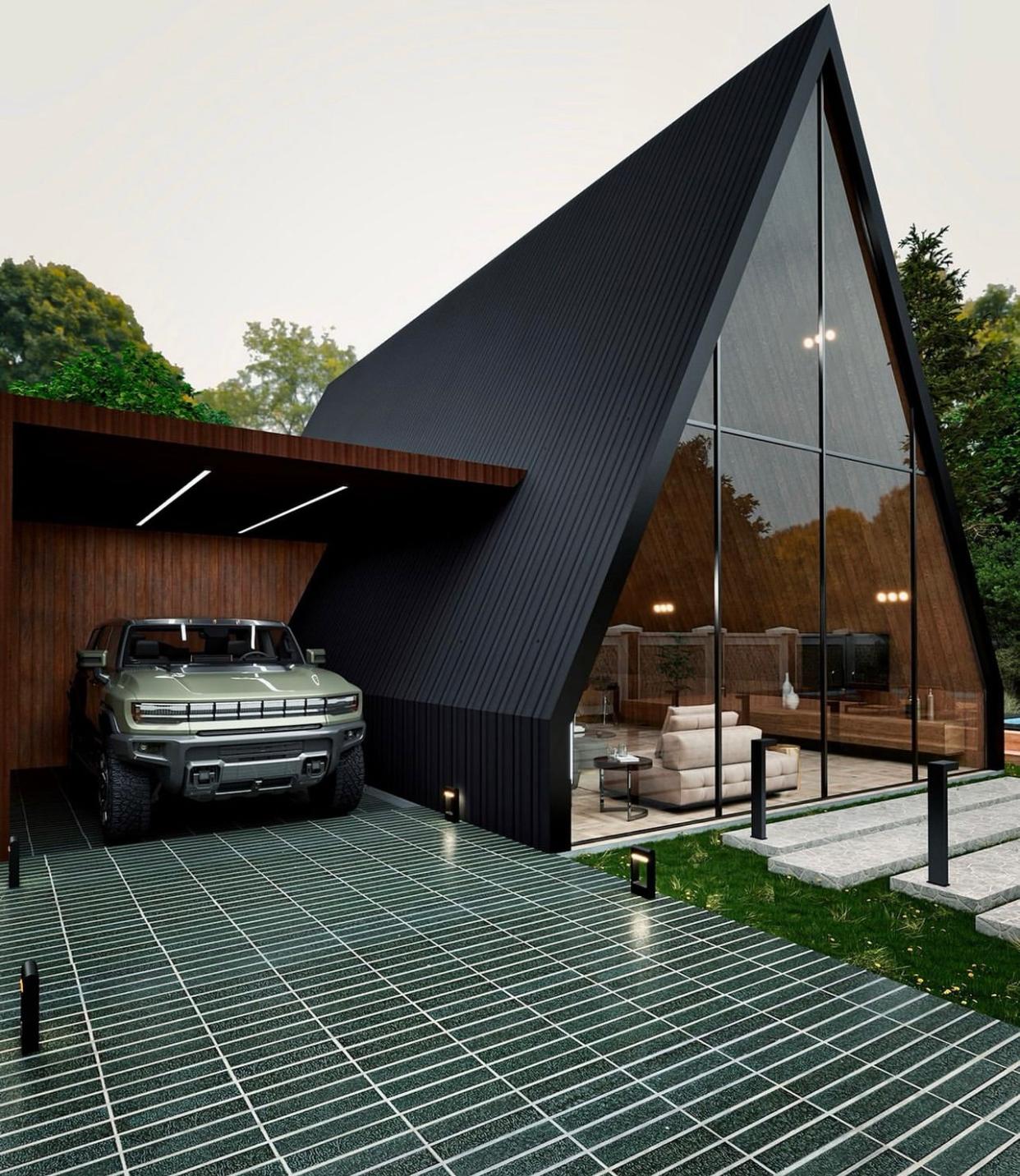 Bungalow con diseño innovador
